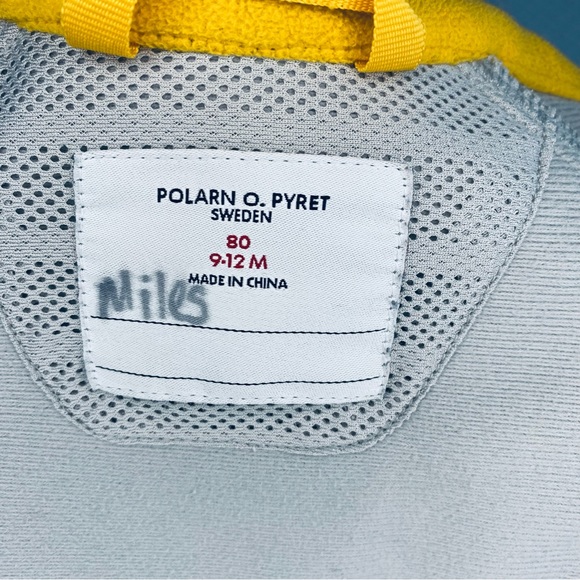 Polarn O. Pyret Fleece Jacket Size 9-12 Months - Picture 7 of 10